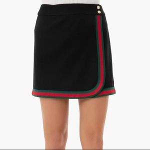 Tuckernuck Black Campbell Wrap Skirt